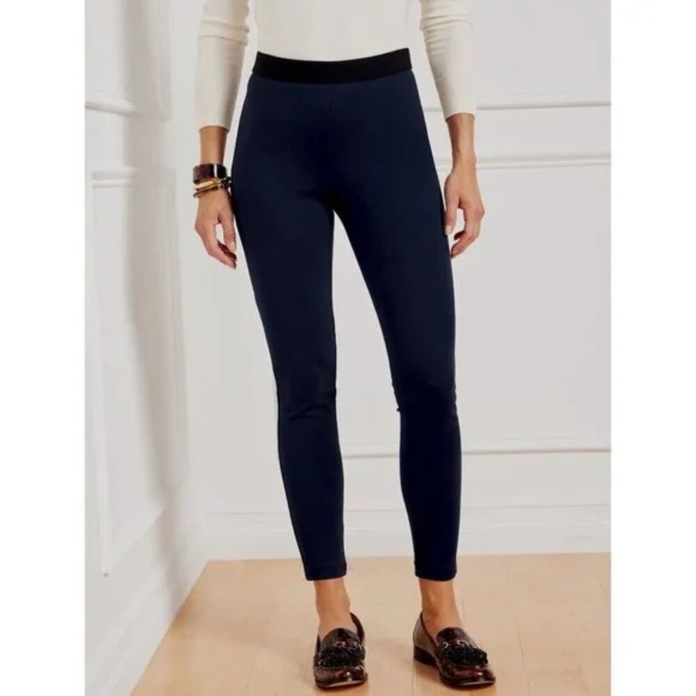 NWT Women Petite Size 6 or 16 6P 16P Talbots Soho Ankle Pants in Solid Color NEW